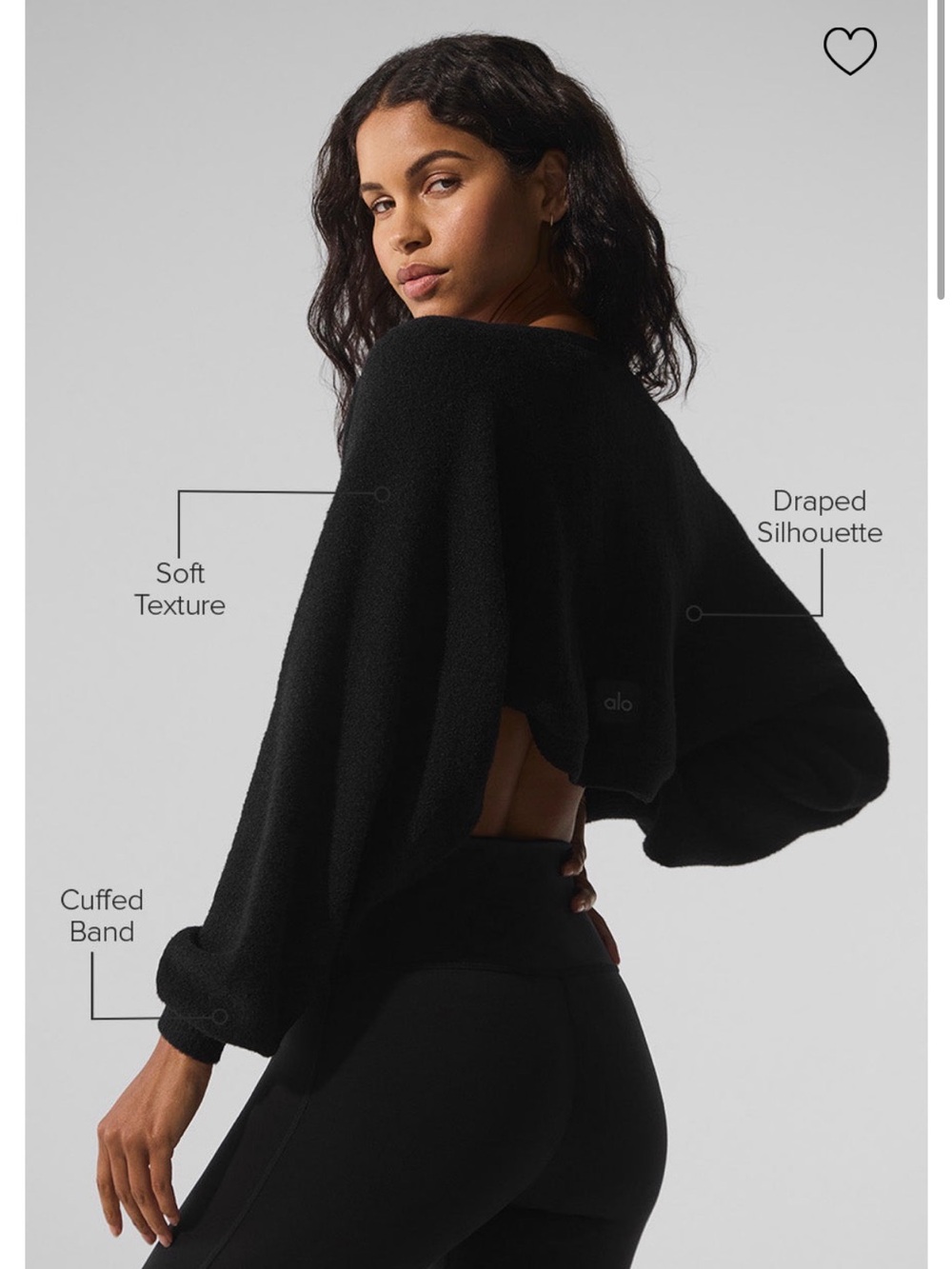 Alo Yoga snuggle up sweater shawl - Picture 3 of 5